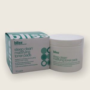 Bliss Steep Clean Mattifying Toner Pads